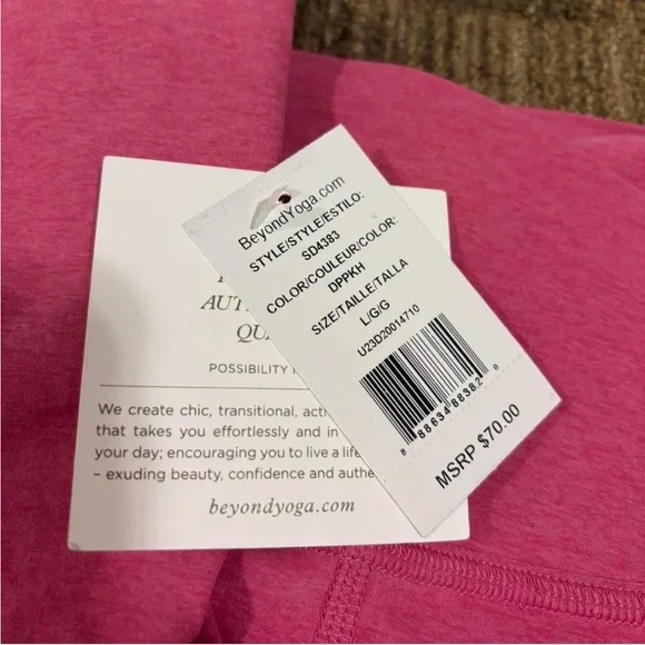 NWT Beyond Yoga Pink Spacedye Set - Large - Picture 5 of 5